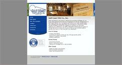 Desktop Screenshot of gulfcoasttitleins.com